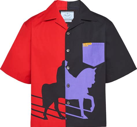 red and black prada|red and black prada shirt.